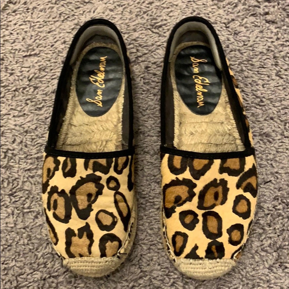 Sam Edelman Leopard Print Espadrilles